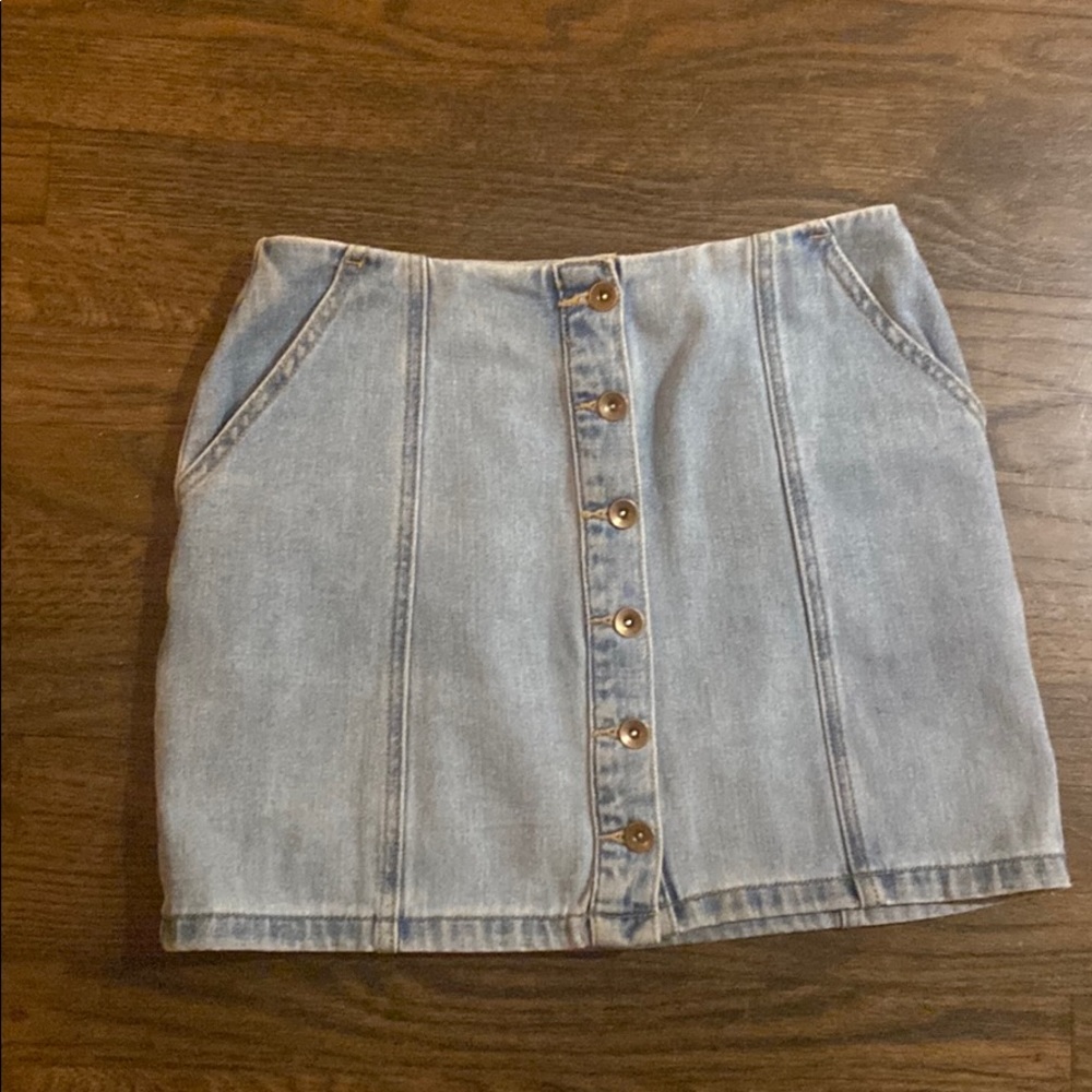 Denim High Waisted Skirt 🌾